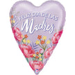 Ballon Alu Cœur Satin Fête des Mères 30