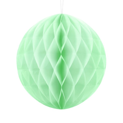 Boule Alvéolée Décorative 20 cm Vert