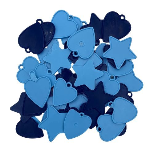 100 Poids 8 g Assortis Bleu et Bleu Pâle