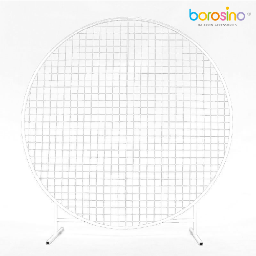 Arche Ronde Pleine Métal 2 m Blanche – Borosino