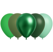 25 Ballons Latex 30 cm Camaïeu de Verts