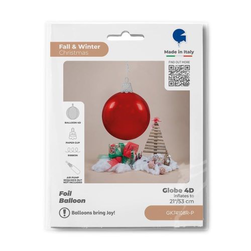Ballon Alu Boule de Noël 21
