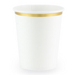Lot de 6 verres 260 ml blancs