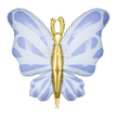 Ballon Aluminium Papillon 69 x 69 cm Bleu – Party Deco