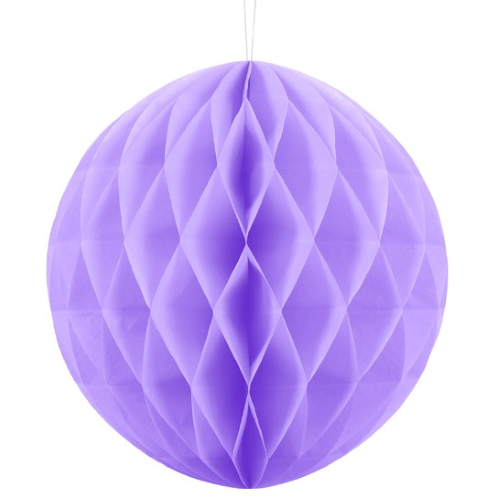 Boule Alvéolée Décorative 20 cm Violet