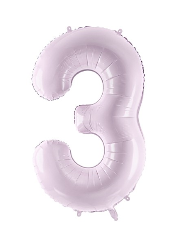 Ballon Chiffre 3 Violet 28