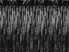 Rideau à Frange Métallique Noir de largeur 100cm et hauteur 200cm