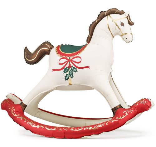 Ballon Cheval à Bascule Aluminium 106 x 86 cm – Party Deco