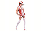 déguisement de mère noël sexy 3pcs peluche