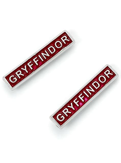 Set de boucles d'oreilles Gryffondor - Harry Potter