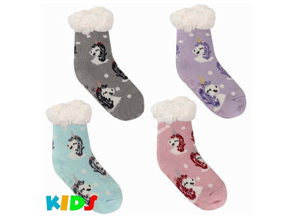 paire de chaussettes motifs licornes enfant