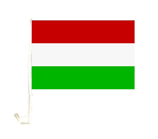 drapeau pour voiture hongrie 30x45cm
