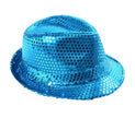 chapeau tribly sequins turquoise