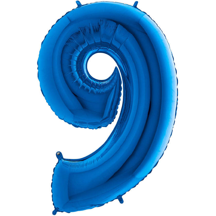 Chiffre 9 Bleu 14