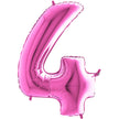 Chiffre 4 Fuschia 40