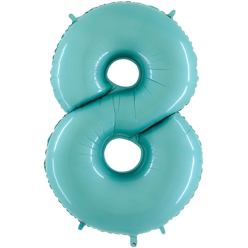 Chiffre 8 Pastel Bleu 40