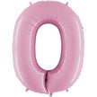 Chiffre 0 Pastel Rose 40