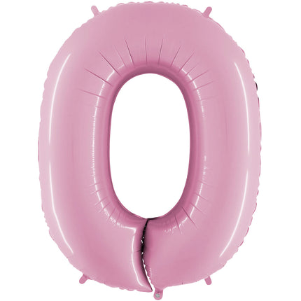 Chiffre 0 Rose Pastel 26