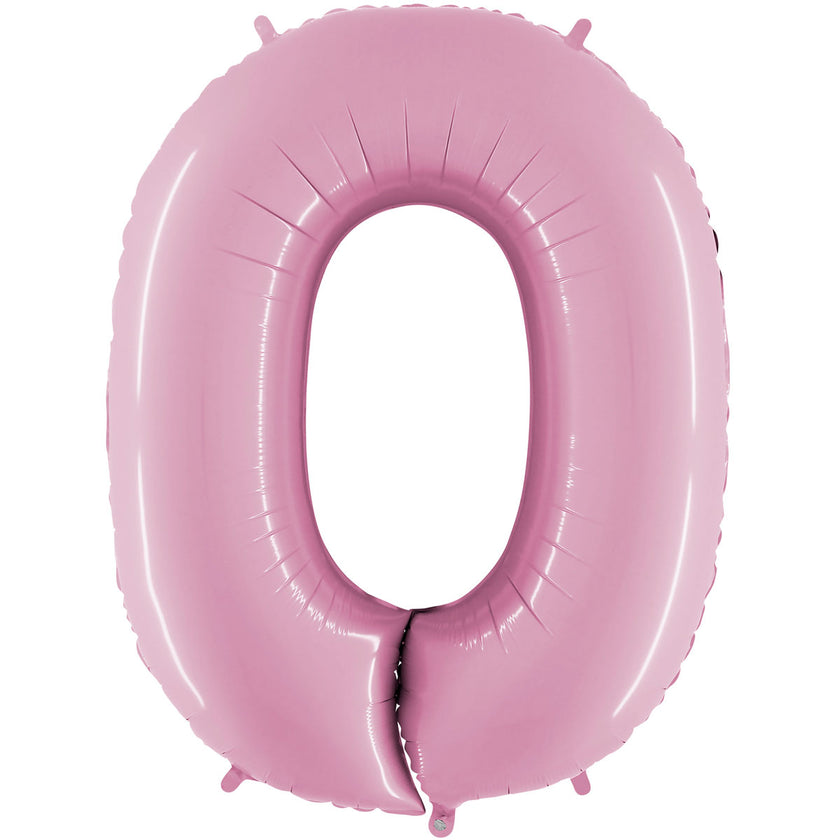 Chiffre 0 Rose Pastel 26