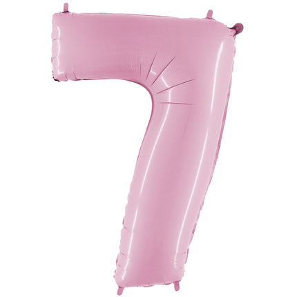 Chiffre 7 Rose Pastel 26