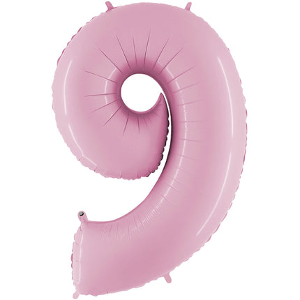 Chiffre 9 Rose Pastel 26