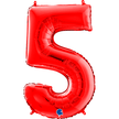 Chiffre 5 Rouge 40