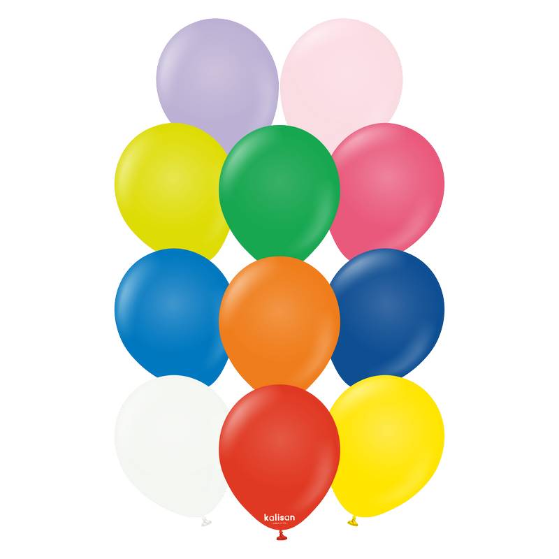 10 Ballons 30cm Assortis- Ballonrama