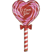 Ballon Aluminium 5' Love Lollipop - Grabo