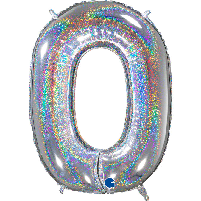Chiffre 0 Glitter Holographic 26