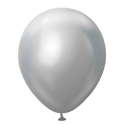 10 Ballons 30cm Mirror Argent- Ballonrama