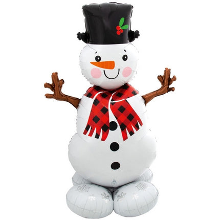 Ballon Aluminium Airloonz Bonhomme Neige 54