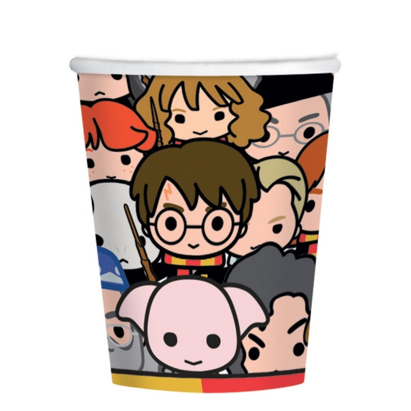 8 Verres Harry Potter - Amscan