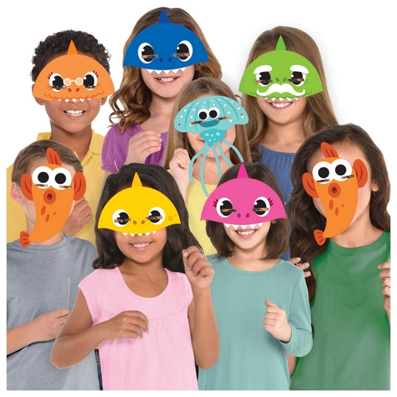 8 Masques Baby Shark - Amscan