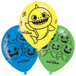 6 Ballons Latex Baby Shark 11