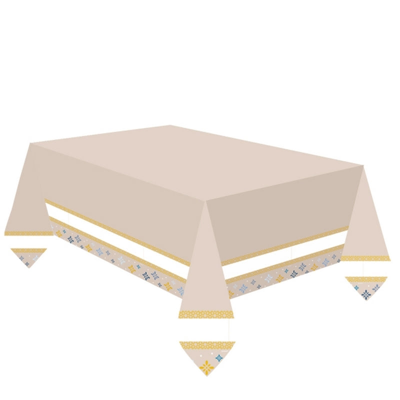 Nappe Papiers Eid Mubarak Beige - Amscan