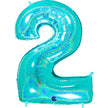 Chiffre 2 Holographic Tiffany 40