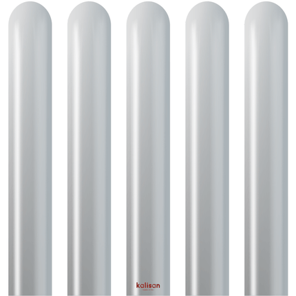 50 Ballons Modeling 260 Mirror Silver - Kalisan