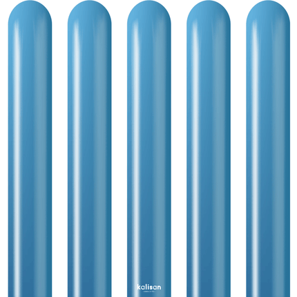 50 Ballons Modeling 260 Mirror Blue - Kalisan
