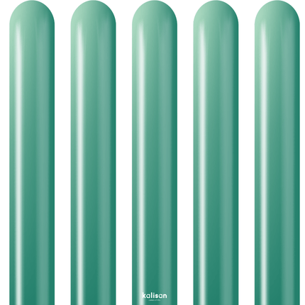 50 Ballons Modeling 260 Mirror Green - Kalisan