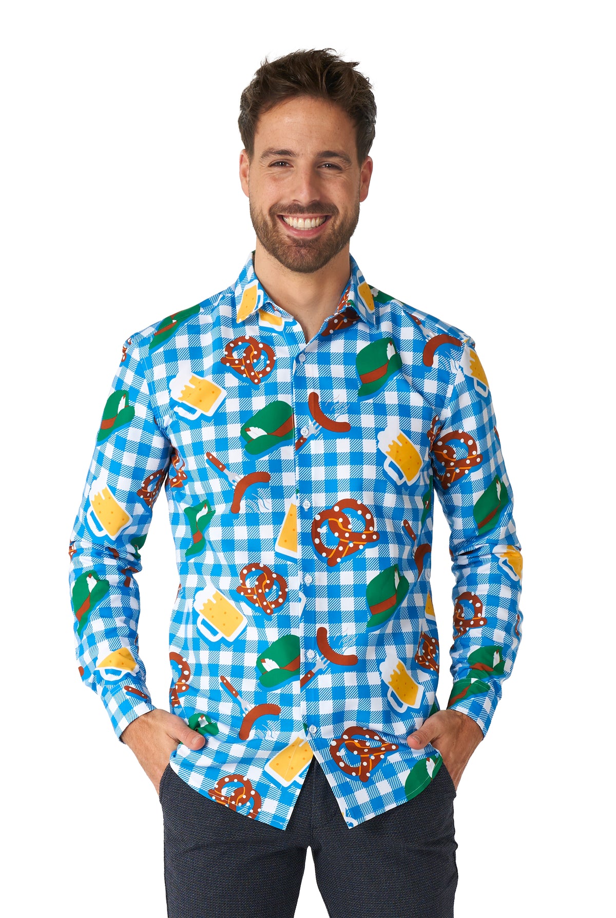 Chemise Suitmeister October Check Blue