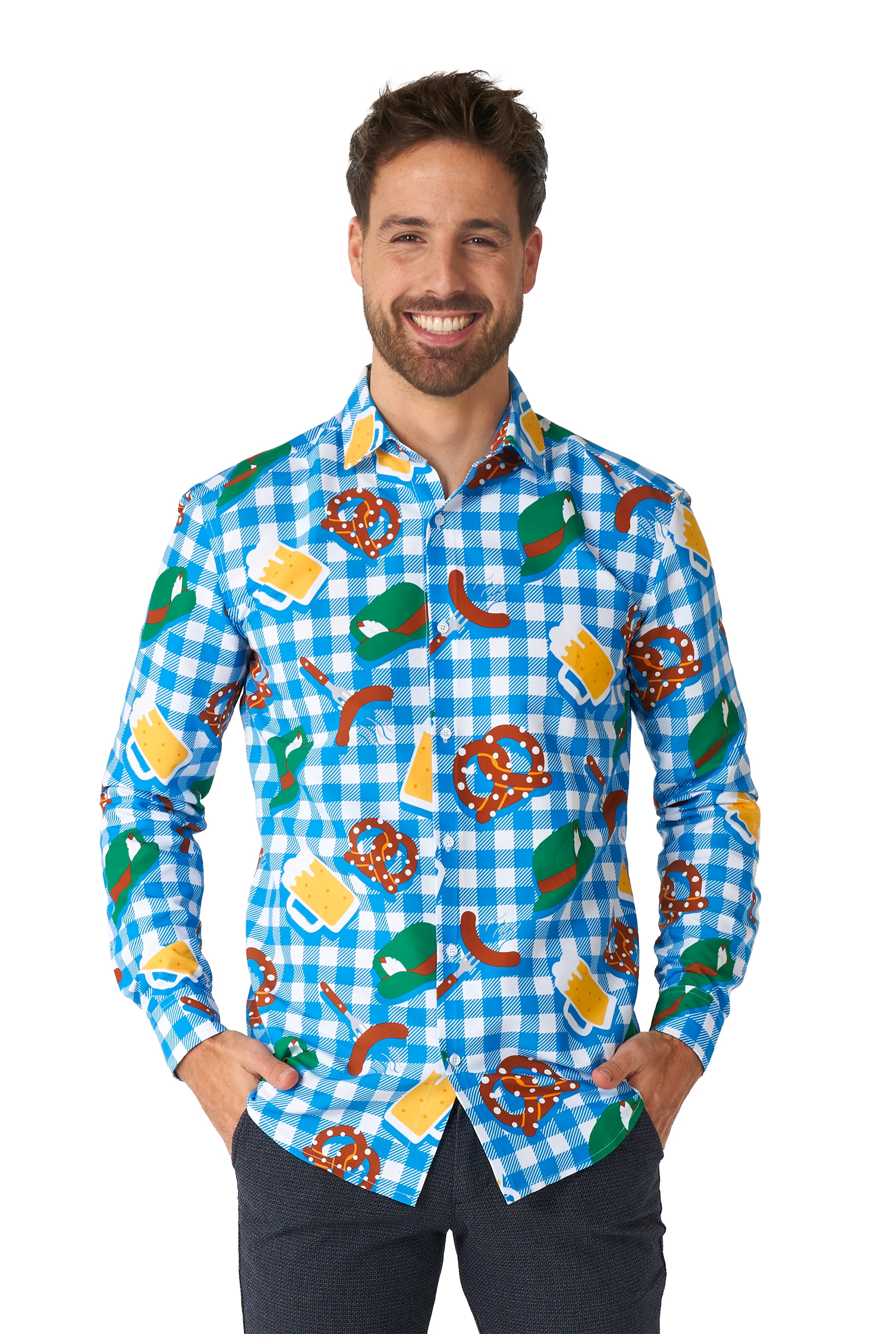 Chemise Suitmeister October Check Blue