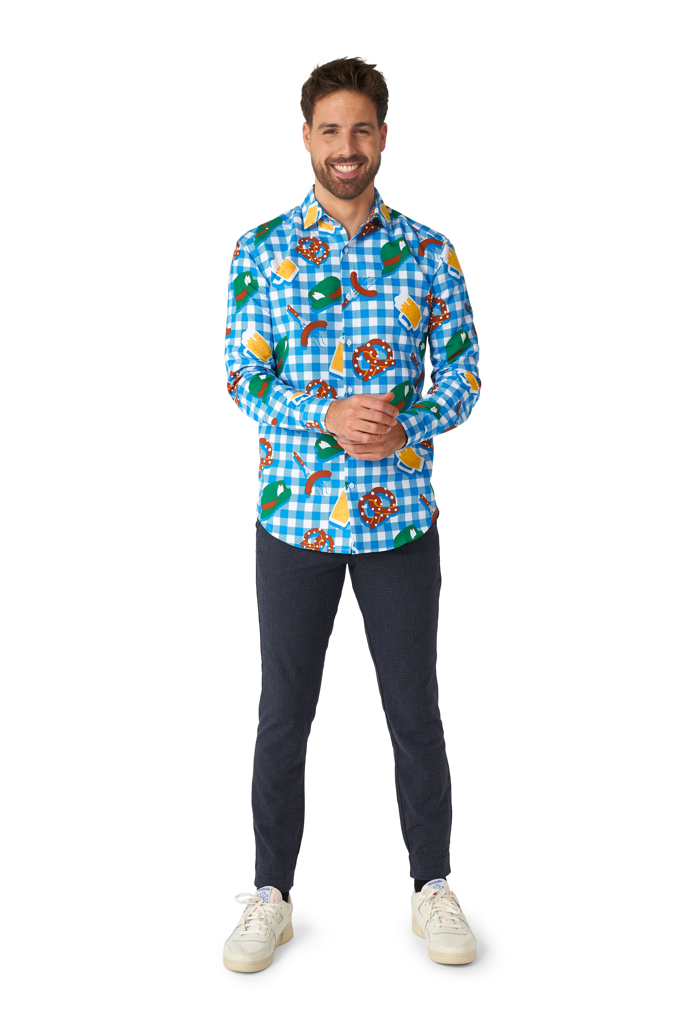 Chemise Suitmeister October Check Blue