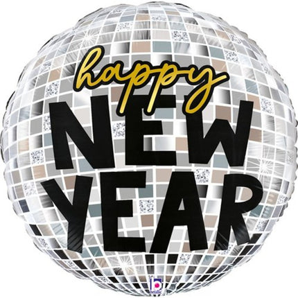 Ballon Aluminium Disco New Year 36
