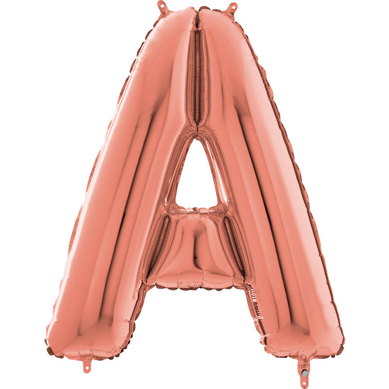 Lettre A Rose Gold 26
