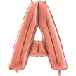 Lettre A Rose Gold 26