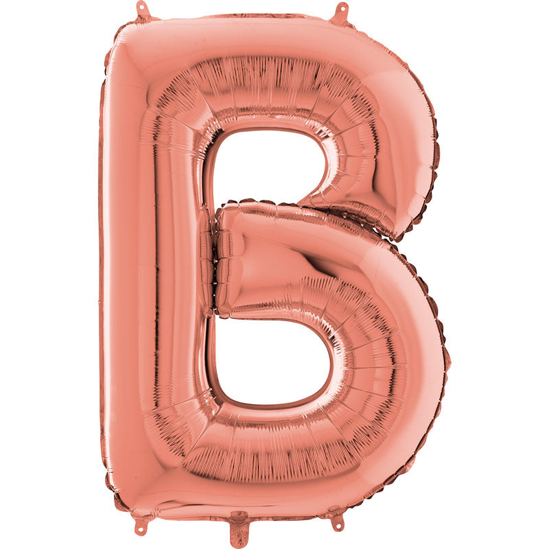 Lettre B Rose Gold 26