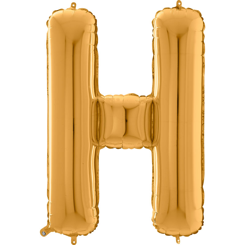 Lettre H Or 26
