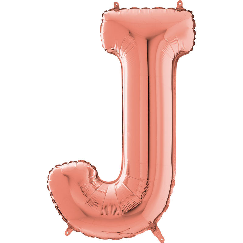 Lettre J Rose Gold 26
