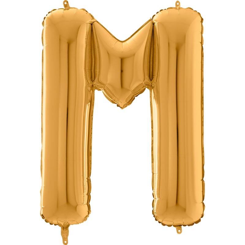 Lettre M Or 26