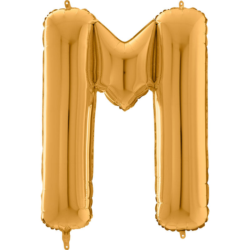 Lettre M Or 26